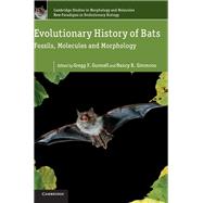 Evolutionary History of Bats,9781139209304 Evolutionary History of Bats,9781139209304