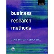 Business Research Methods,9780199259380 Business Research Methods,9780199259380