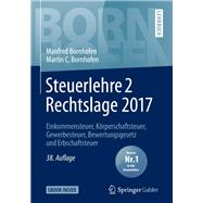 Steuerlehre 2 Rechtslage 2017,9783658169435 Steuerlehre 2 Rechtslage 2017,9783658169435