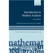 Introduction to Modern Analysis,9780192849540 Introduction to Modern Analysis,9780192849540