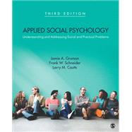 Applied Social Psychology,9781483369730 Applied Social Psychology,9781483369730