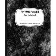 Rhyme Pages - Rap Notebook,9781522789819 Rhyme Pages - Rap Notebook,9781522789819