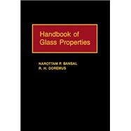 Handbook of Glass Properties,9781483299822 Handbook of Glass Properties,9781483299822