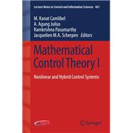 Mathematical Control Theory,9783319209876 Mathematical Control Theory,9783319209876
