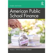 American Public School Finance,9781138499942 American Public School Finance,9781138499942