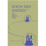 Ecscw 2003,9789401039949 Ecscw 2003,9789401039949