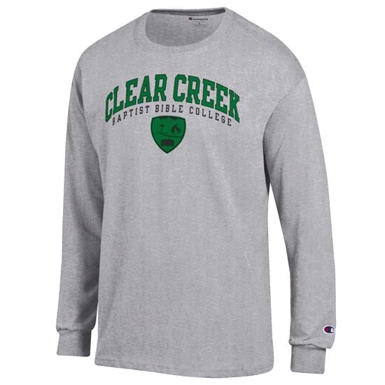 Clear Creek经典拱门长袖t恤牛津灰色