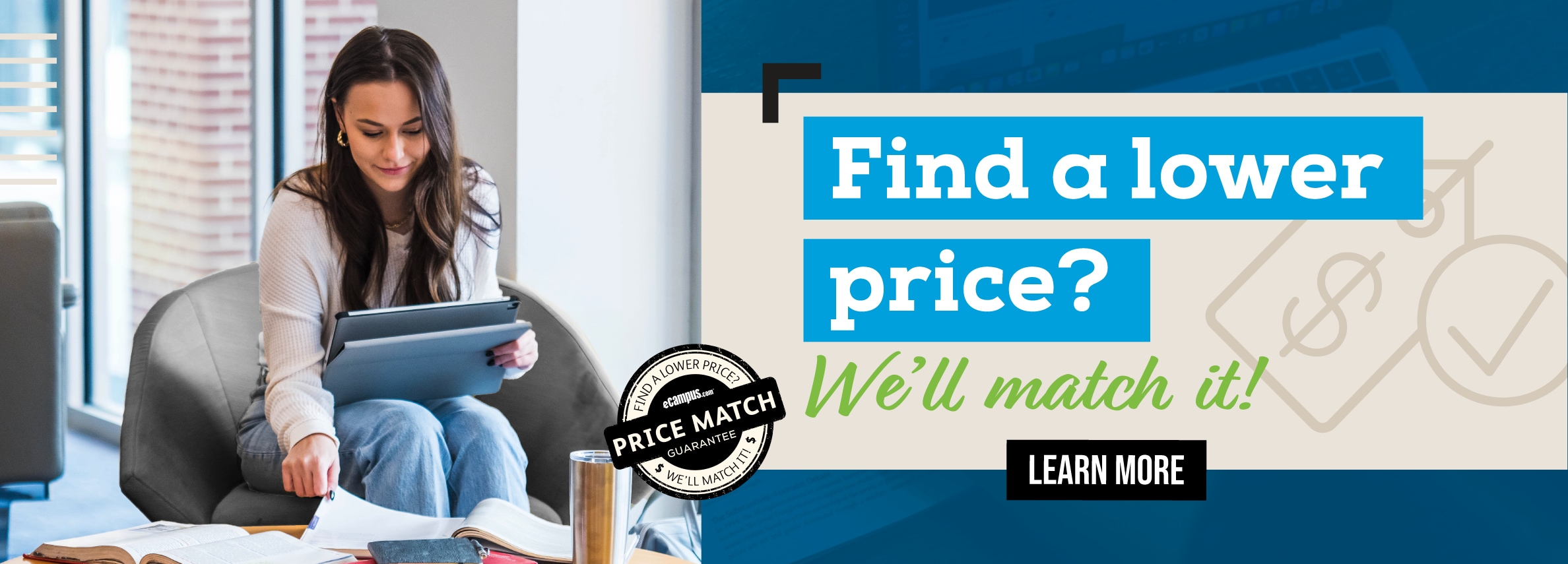 We Price Match Books. Learn More