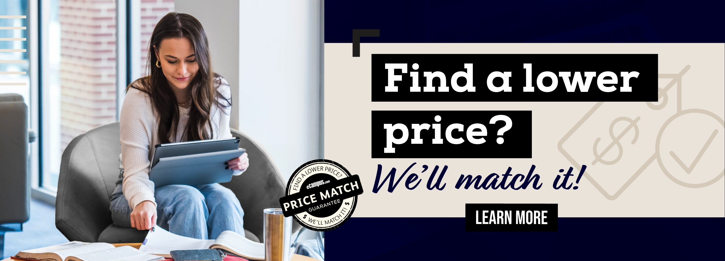 Find a lower price? Weâ€™ll match it! Learn more.