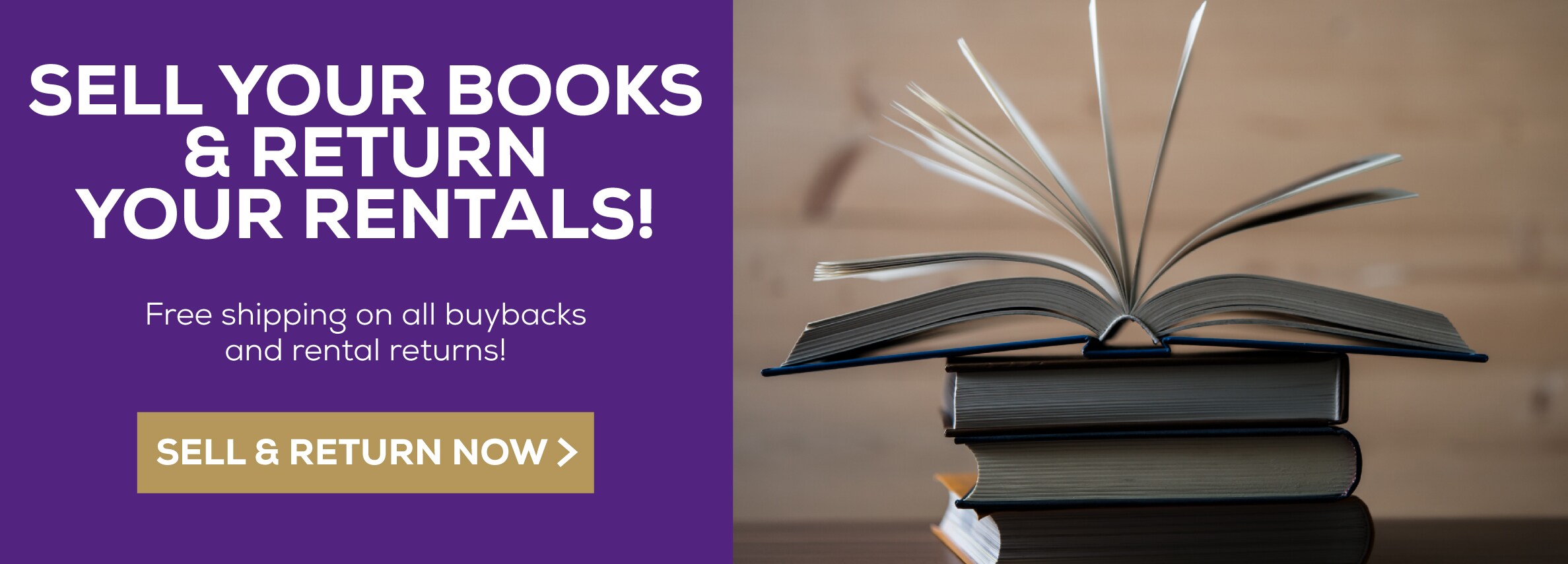 Sell Your Books & Return Your Rentals