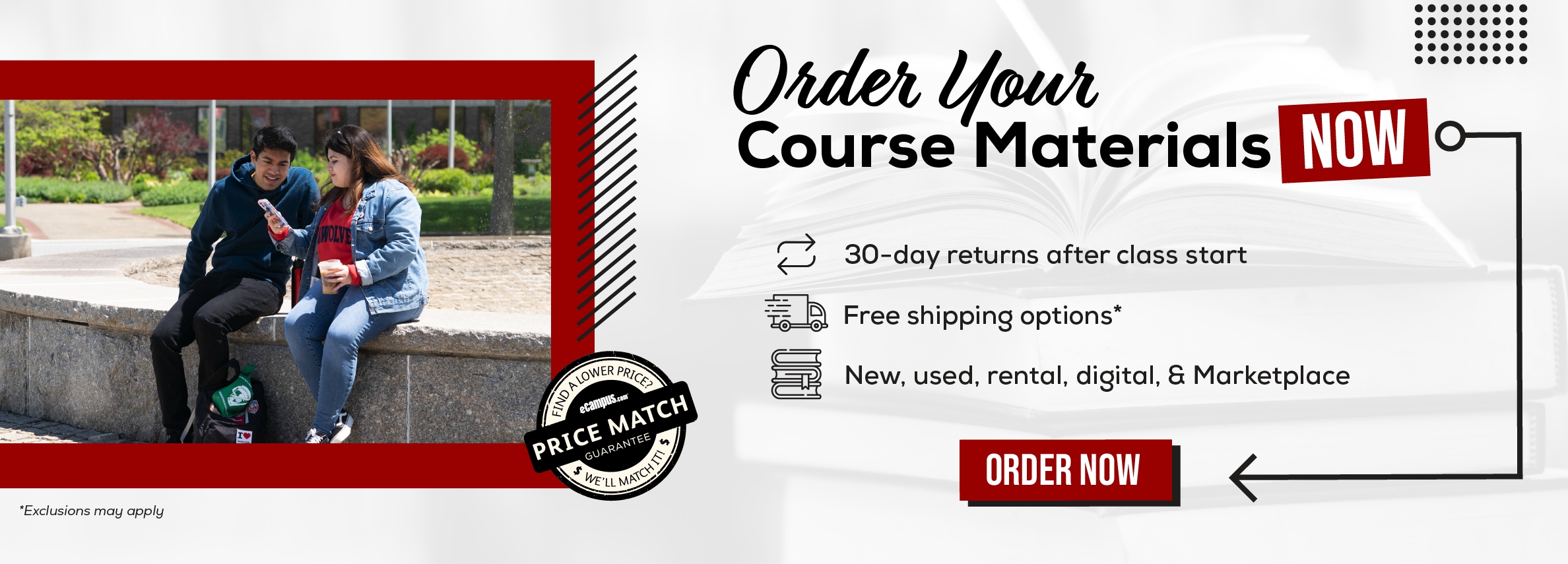 Order Your Course Materials Now. 30-day returns after class start. Free shipping options*. New, used, rental, digital, & Marketplace. Order now. *Exclusions may apply.