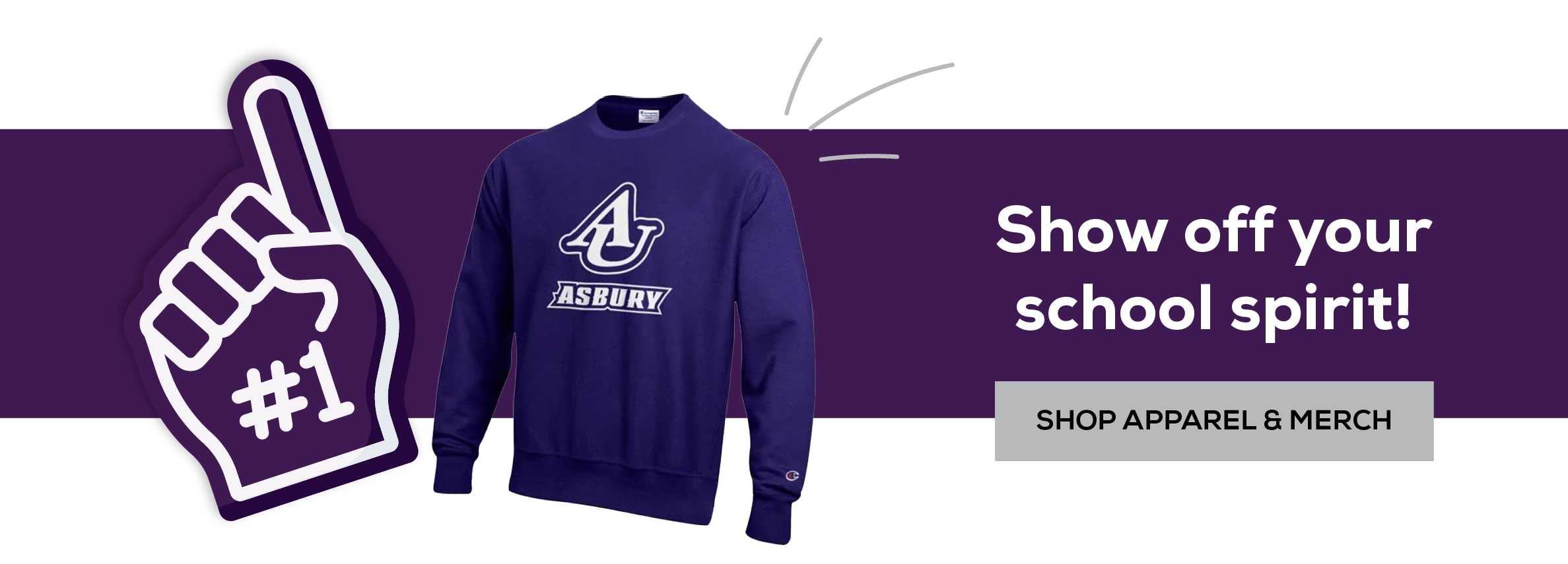 Show off your school spirit! shop apparel and merch