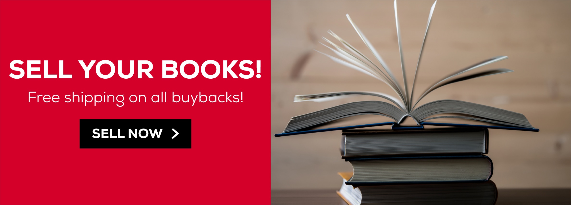 Sell Your Books! Free shipping on all buybacks! Sell Now