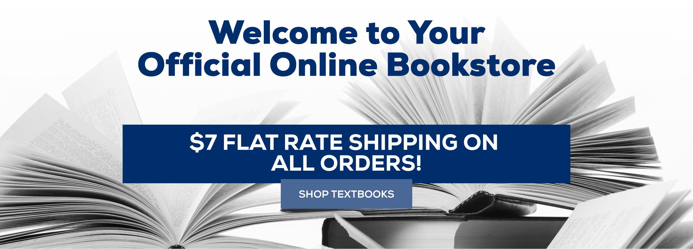 Welcome to your official online bookstore. $7 flat rate shipping on all orders! Shop Textbooks