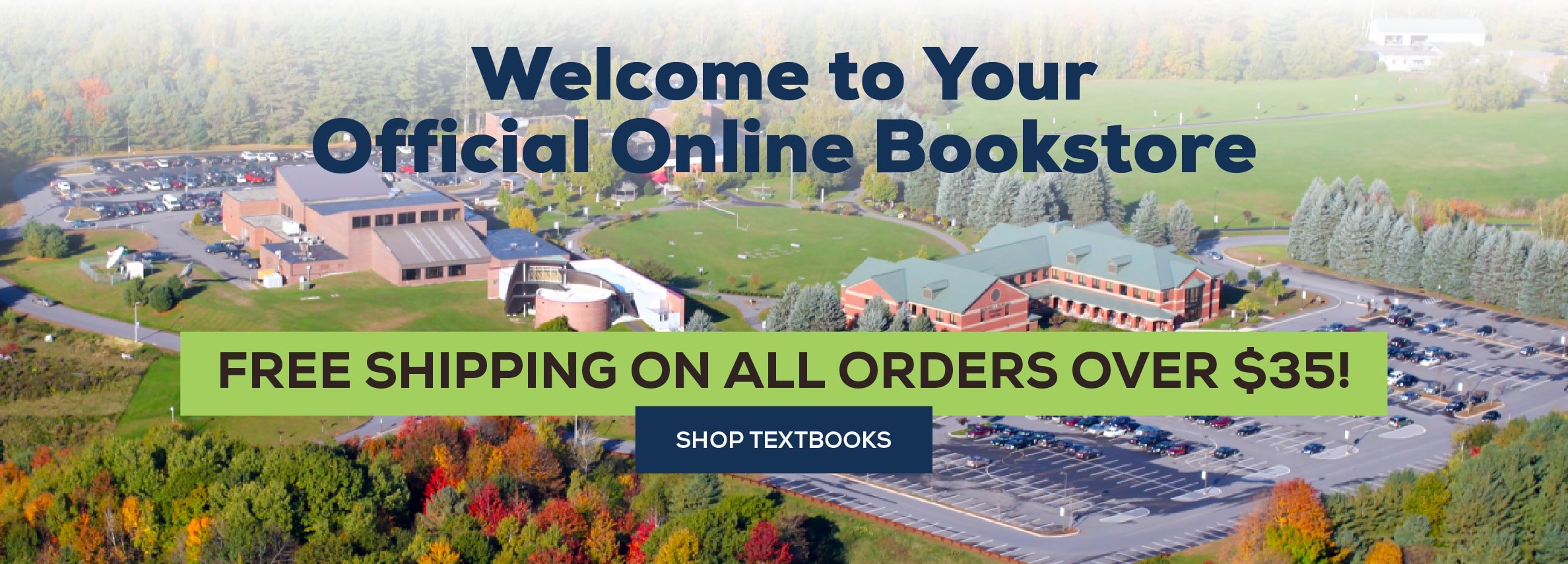 Welcome to your official online bookstore. Free shipping on all orders over $35! Shop textbooks (new tab)