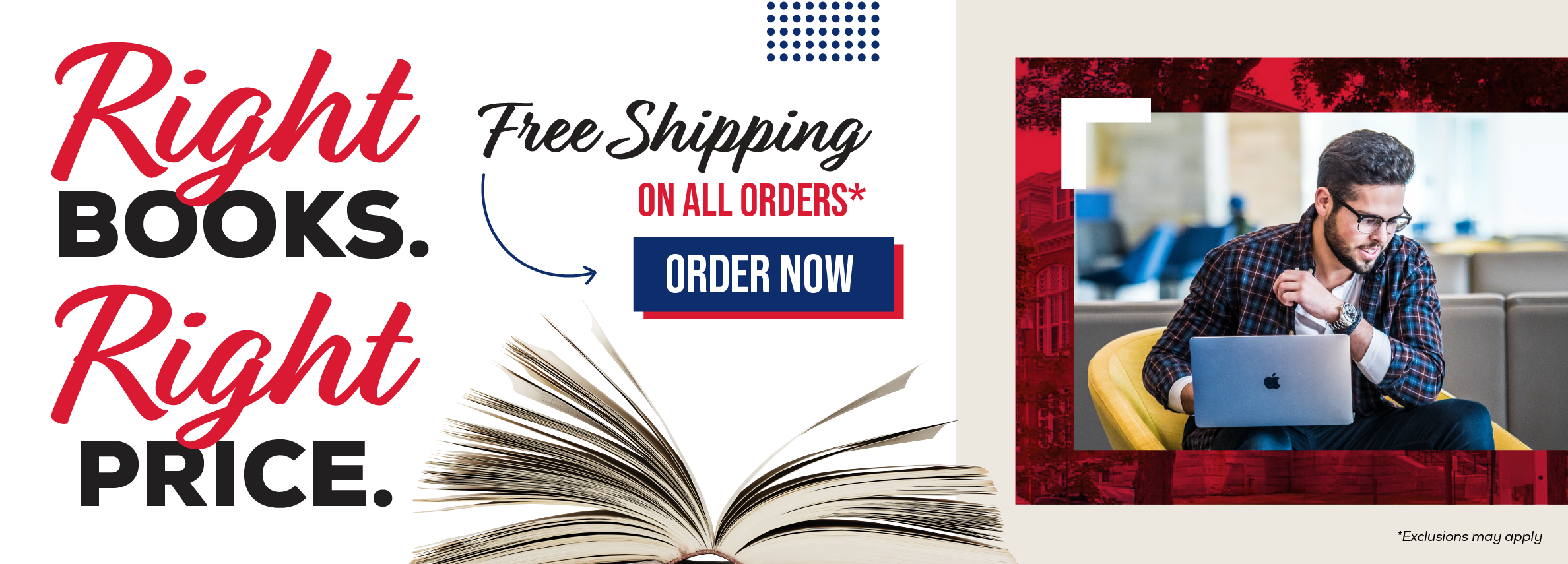 Right books. Right price. Free shipping on all orders.* Order now. *Exclusions may apply.