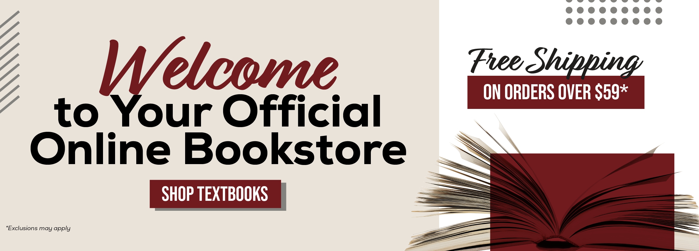 Welcome to Your Official Online Bookstore SHOP TEYTROOKS Free Shipping ON ORDERS OVER $59*