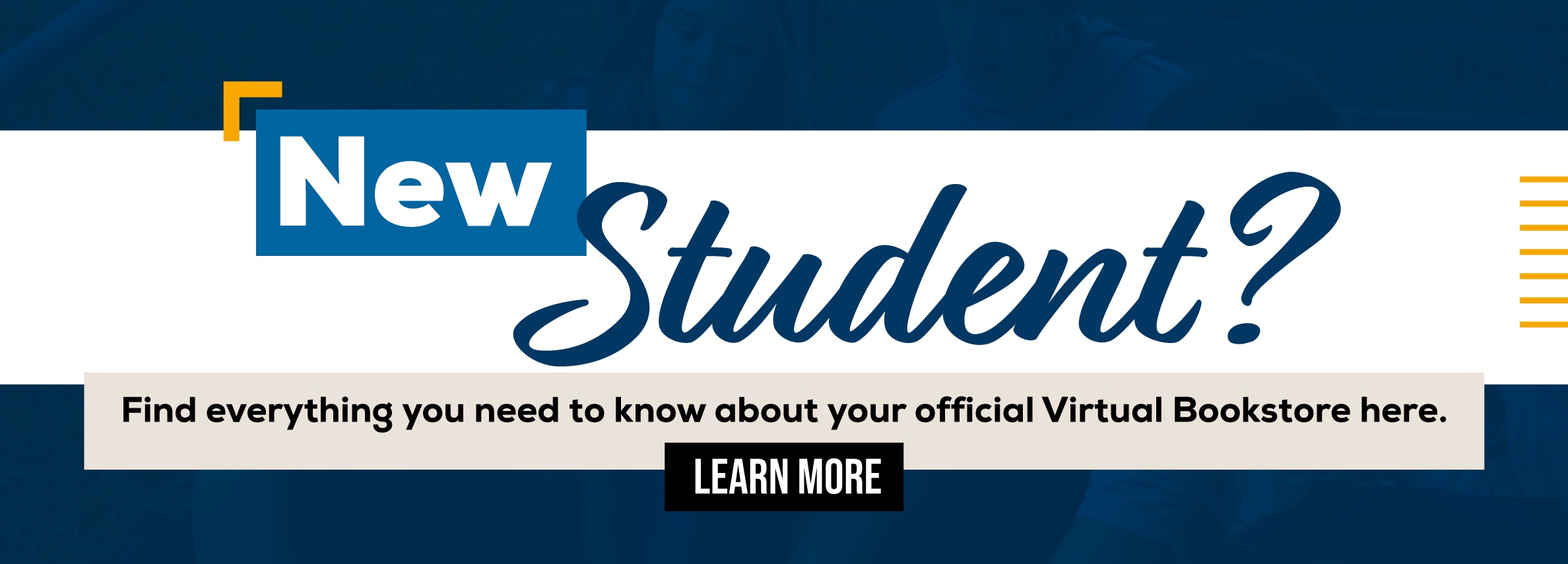 New student? Everything you need to know about your Official Online Bookstore is here! Learn More. (new tab)