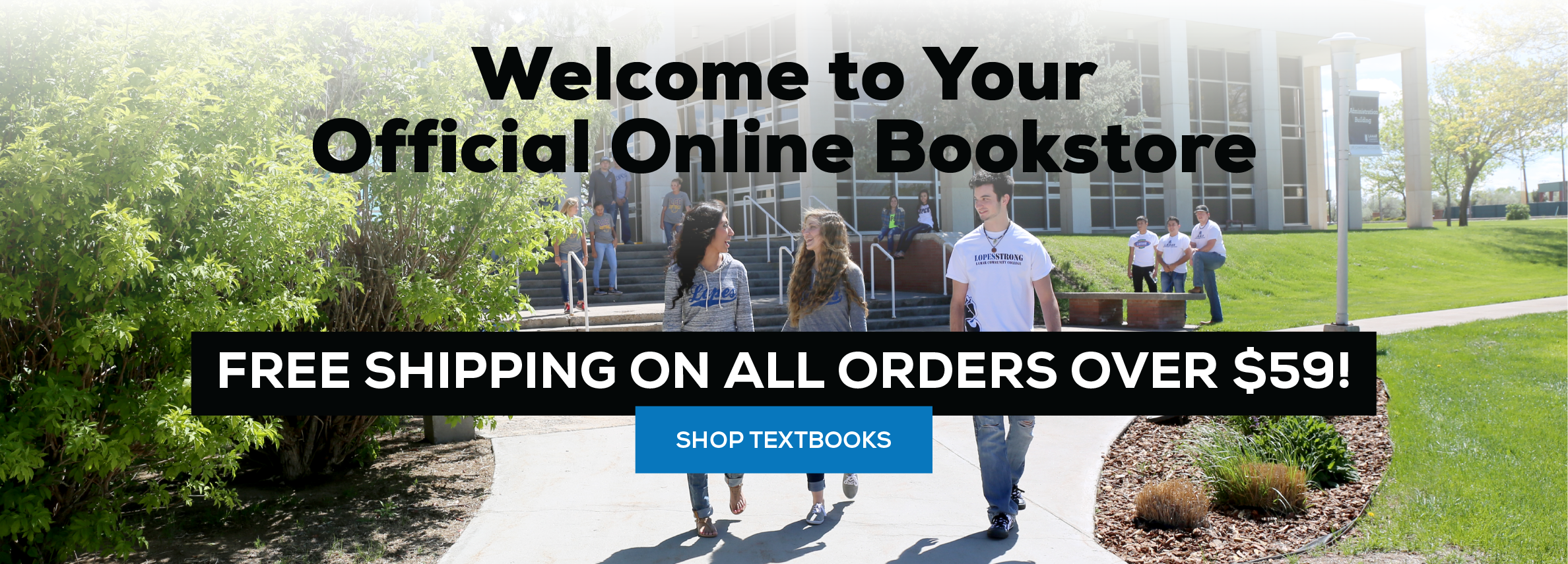 Welcome to your official online bookstore. Free shipping on all orders over $59! (new tab)