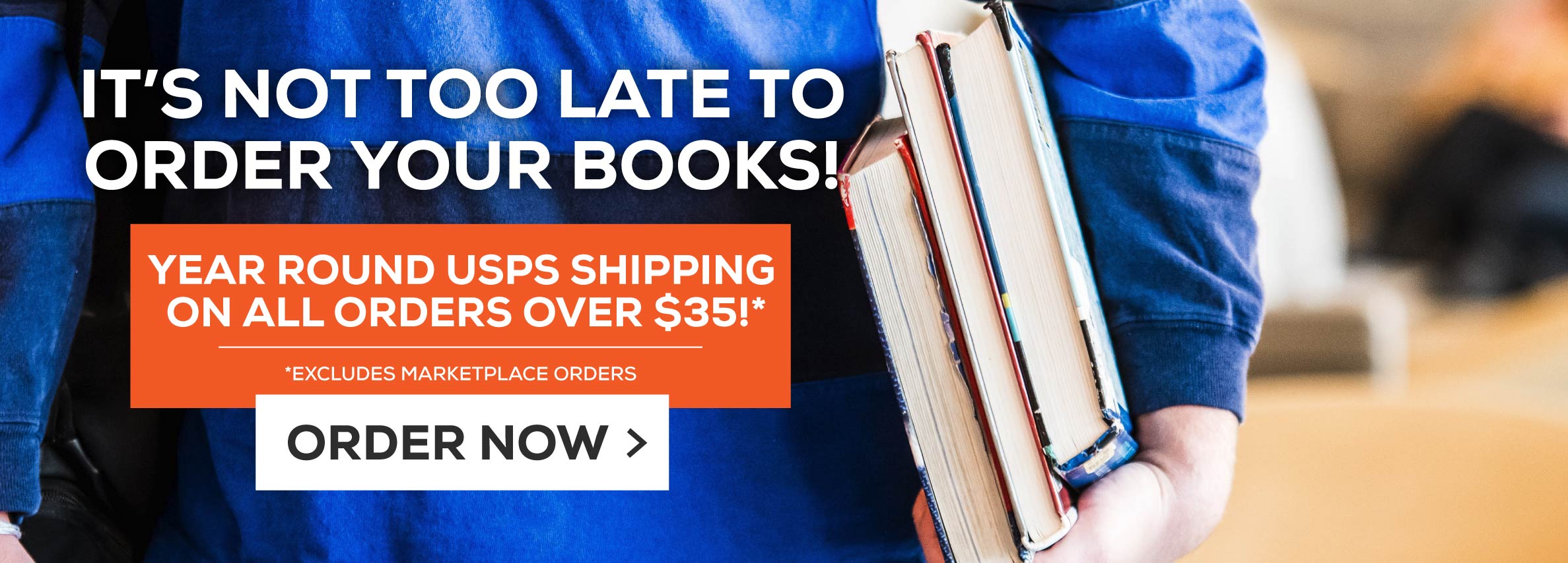 It's Not Too Late to Order Your Books! - Year Round USPS Shipping on all orders over $35!- Excludes Marketplace Orders - Order Now