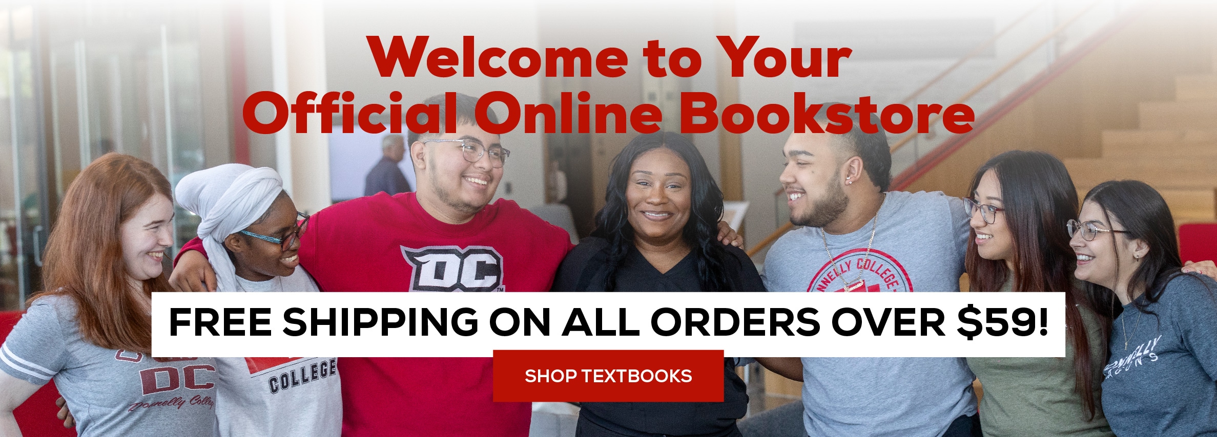 Welcome to your official online bookstore. Free shipping on all orders over $59!