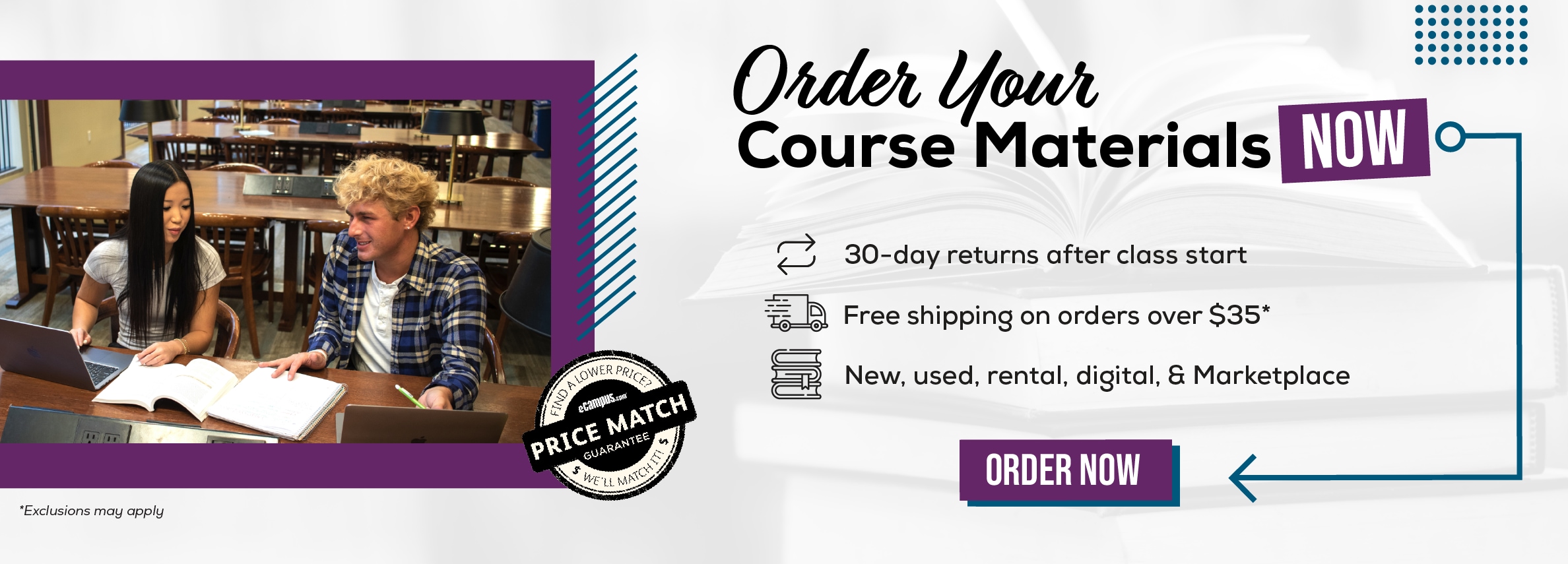 Order Your Course Materials Now. 30-day returns after class start. Free shipping on orders over $35* New, used, rental, digital, & Marketplace. Order now. *Exclusions may apply.