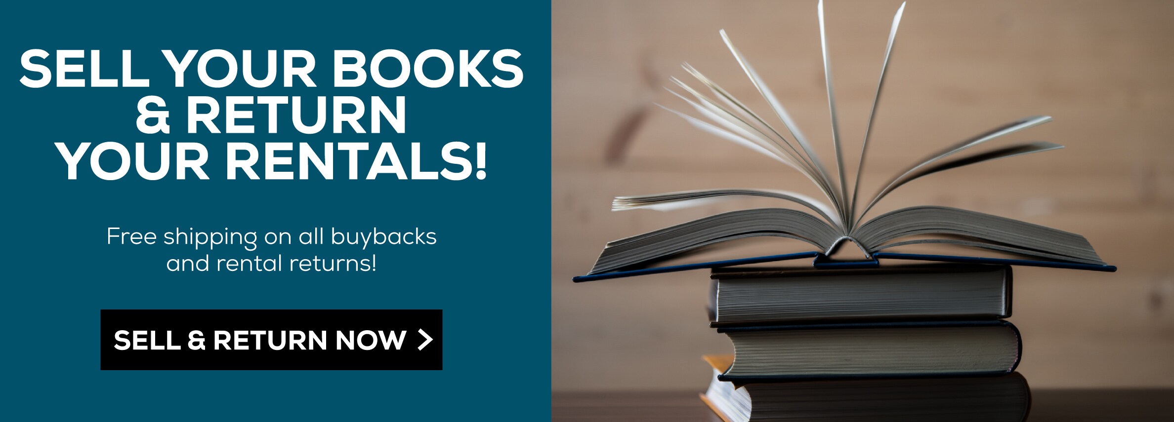 Sell Your Books & Return Your Rentals - Free shipping on all buybacks and rental returns! Sell & Return Now!