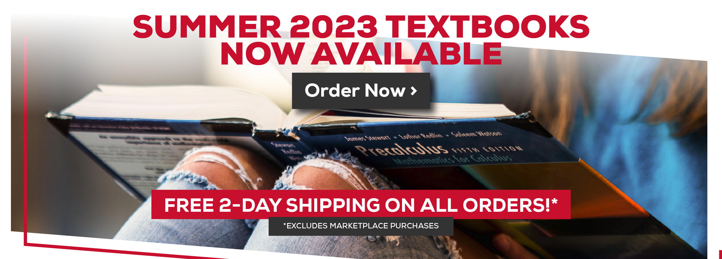 SUMMER 2023 TEXTBOOKS NOW AVAILABLE Order Now Ã¢â‚¬Âº Lahar getlin - Soleom Warson FISTA CONTION Nor Calculus FREE 2-DAY SHIPPING ON ALL ORDERS!* *EXCLUDES MARKETPLACE PURCHASES