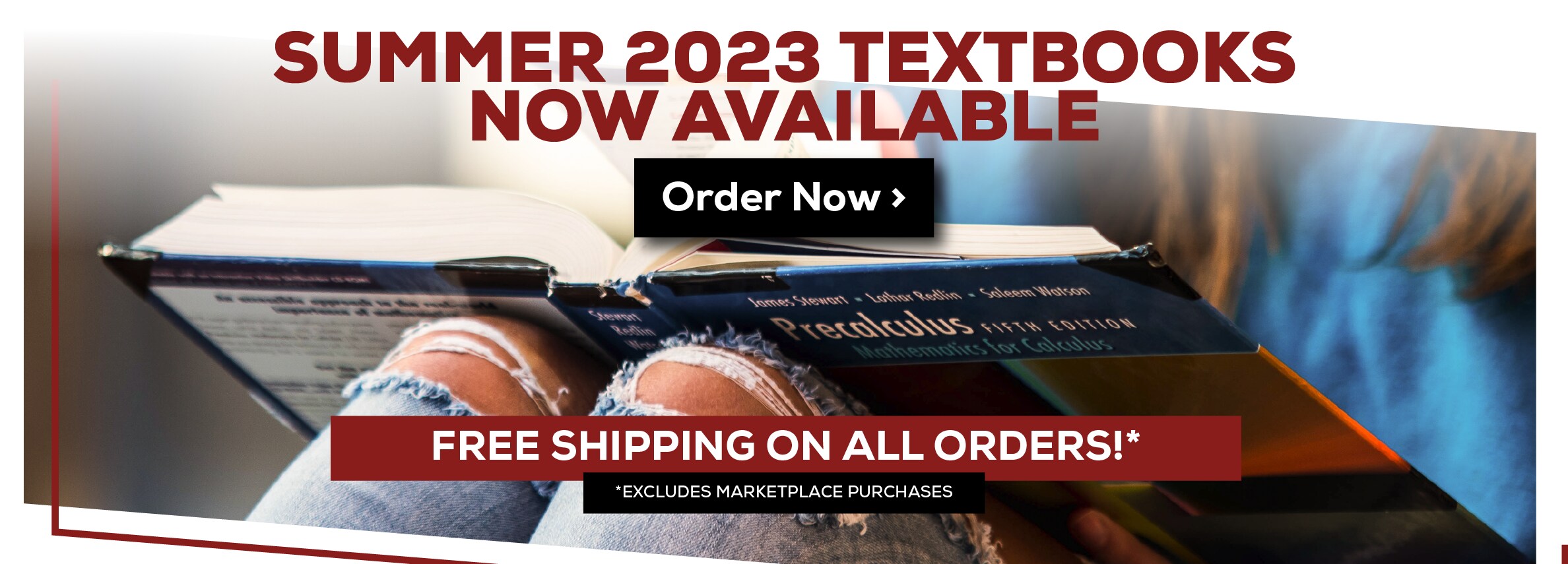 Summer 2023 Textbooks Now Available. Order Now. Free shipping on all orders!* *Excludes Marketplace Purchases (new tab)