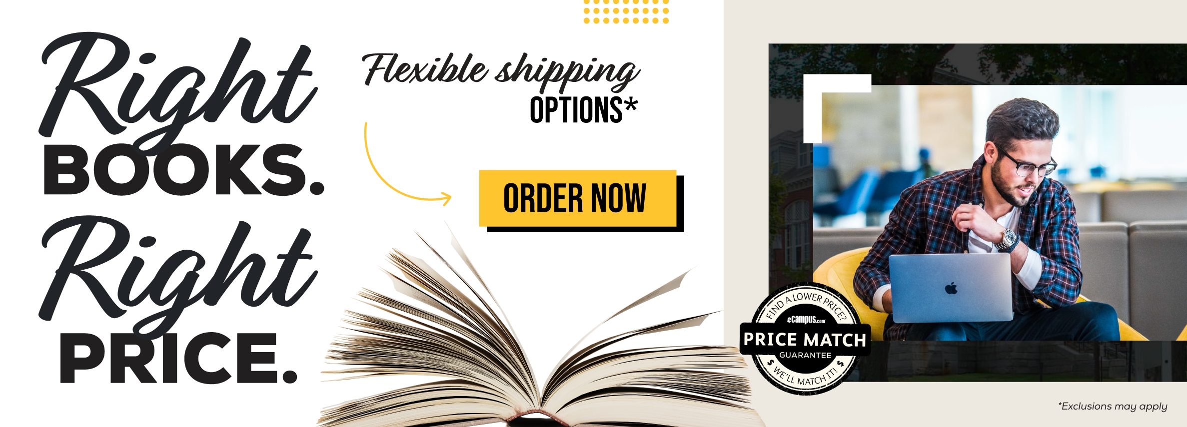 Right books. Right price. Flexible shipping options.*  Order now. Price Match Guarantee. *Exclusions may apply.