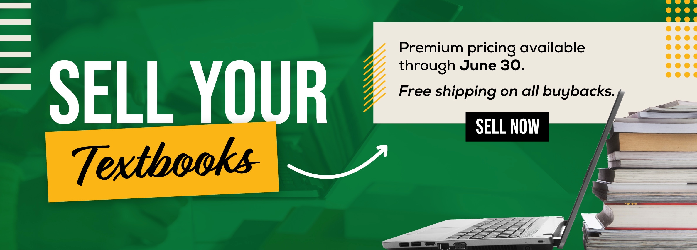 Sell your books and return your rentals! Premium pricing available through June 30. Sell and return now>