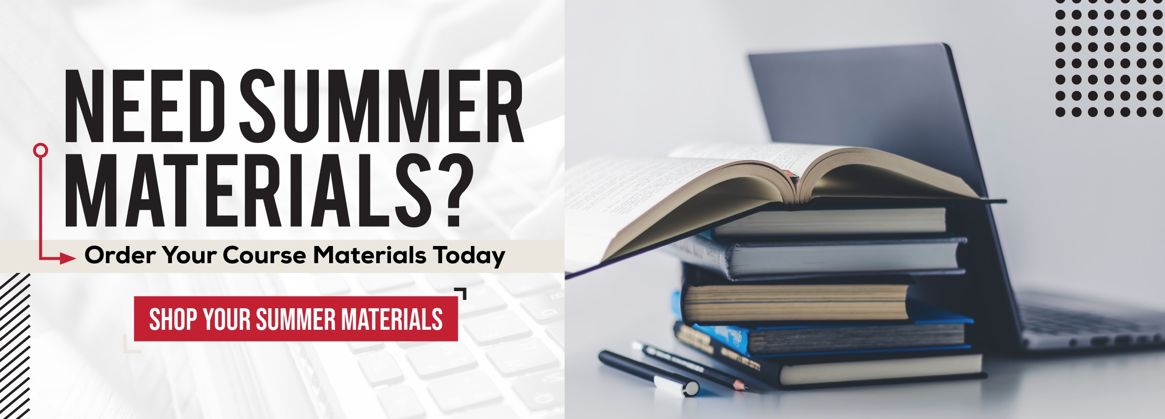 Summer reading is now available. Shop textbooks.