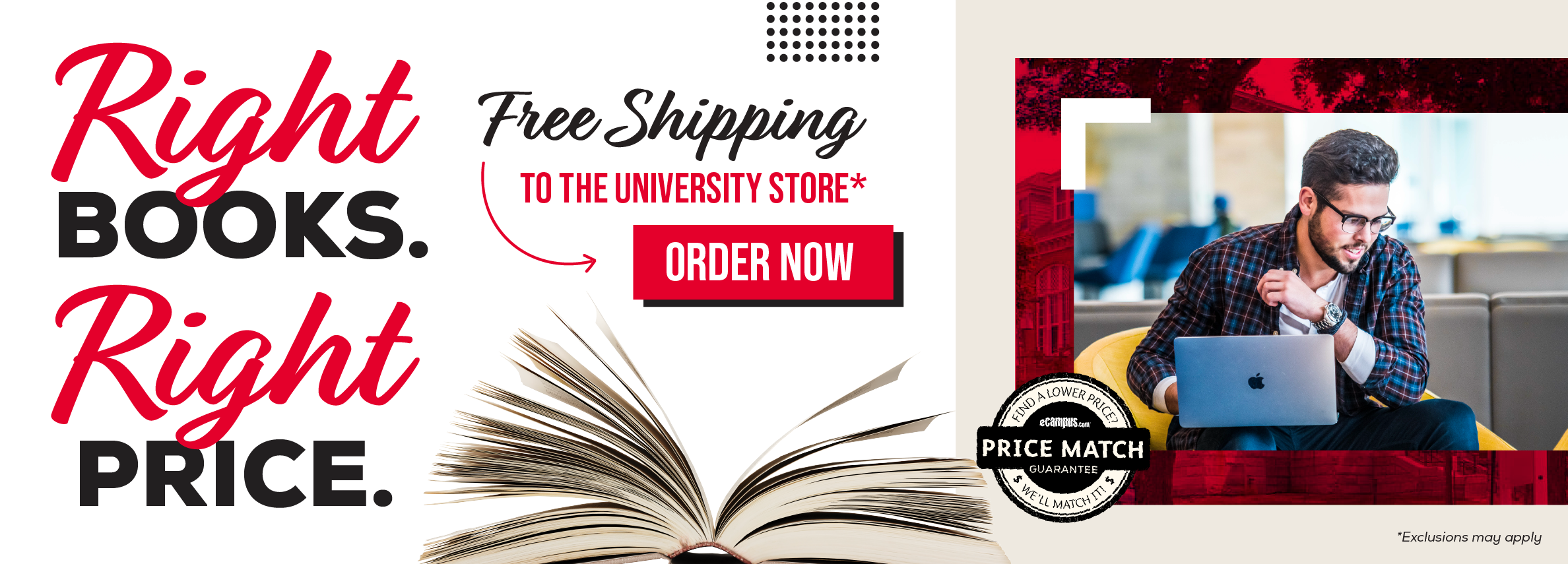 Right books. Right price. Free shipping to The University Store.* Order now. Price Match Guarantee. *Exclusions may apply.