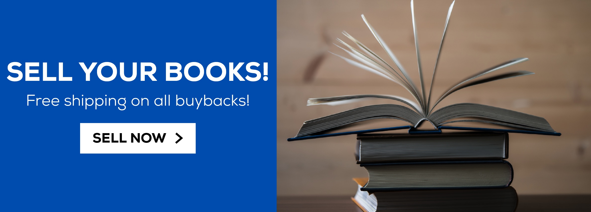 Sell your books! free shipping on all buybacks! Sell now