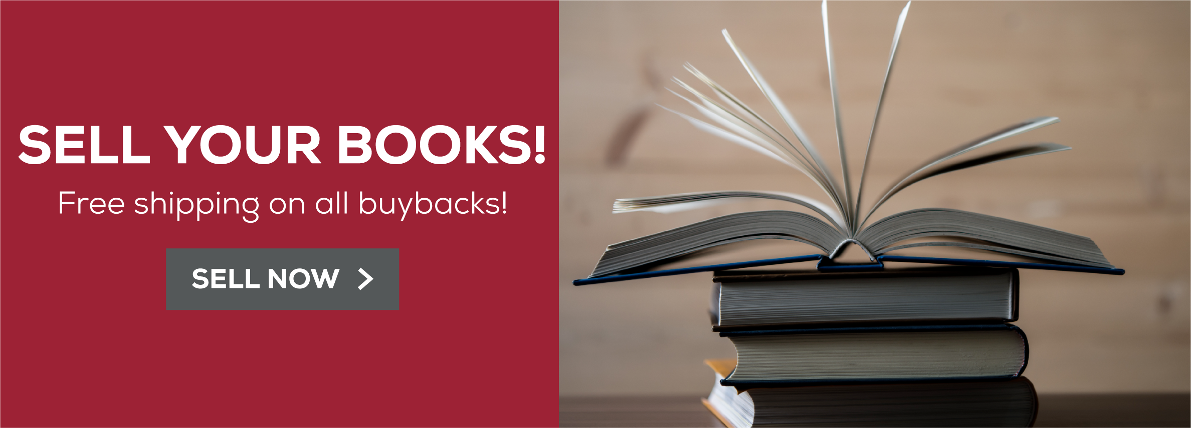 Sell your books! Free shipping on all buybacks! Sell now