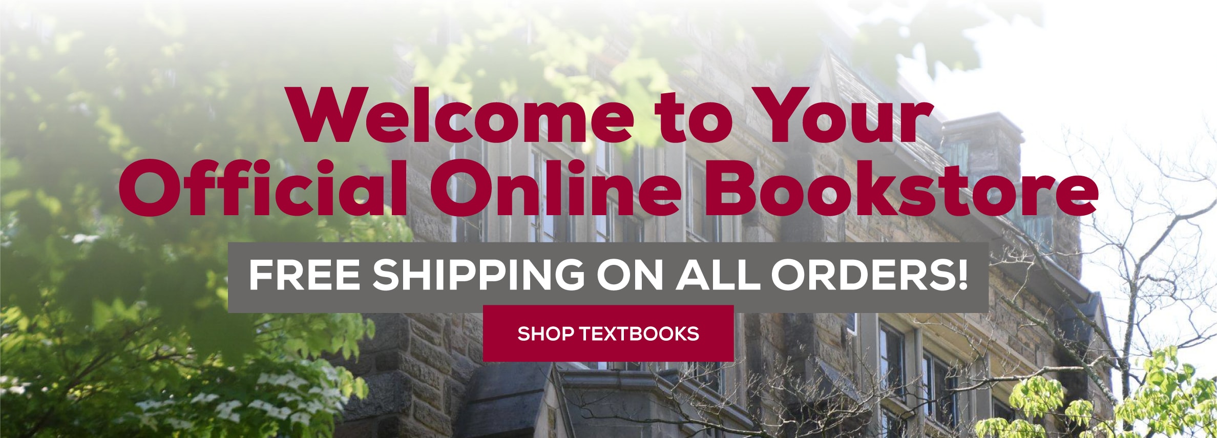 Welcome to your online bookstore. Free shipping on all orders. Shop Textbooks.