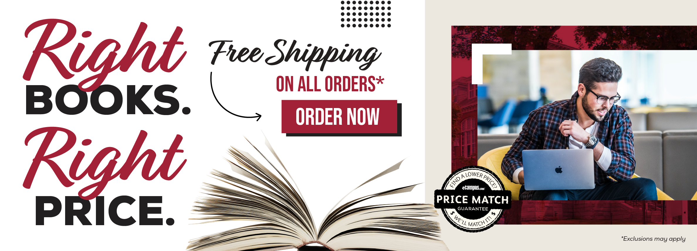 Right books. Right price. Free shipping on all orders.* Order now. Price Match Guarantee. *Exclusions may apply.