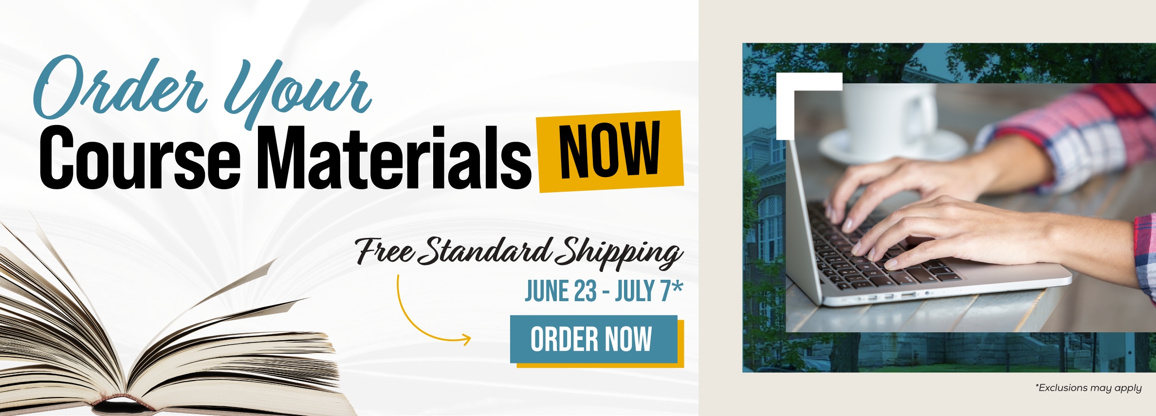 Order your course materials now. Free standard shipping June 23 - July 7.* Order now. *Exclusions may apply