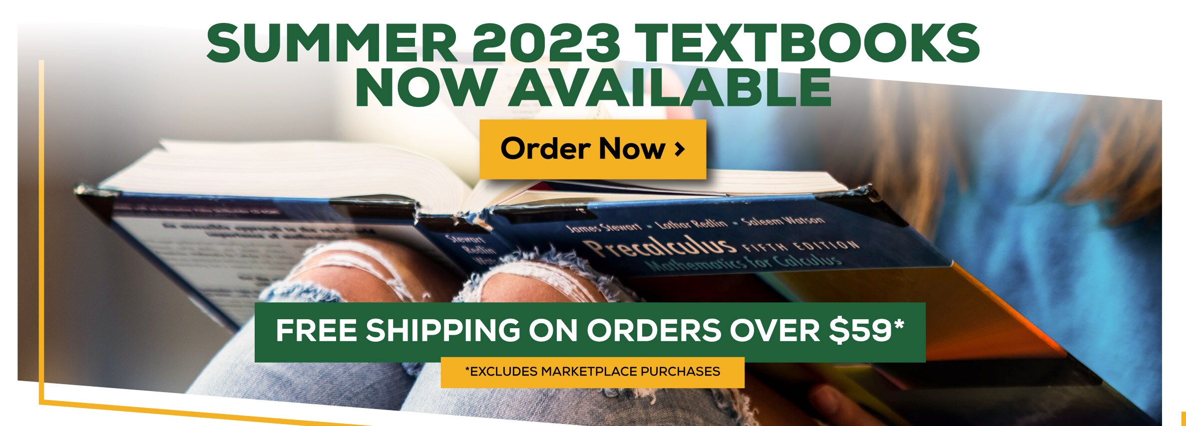 Summer 2023 Textbooks Now Available - Order Now > Free shipping on orders over $59* Excludes marketplace purchases