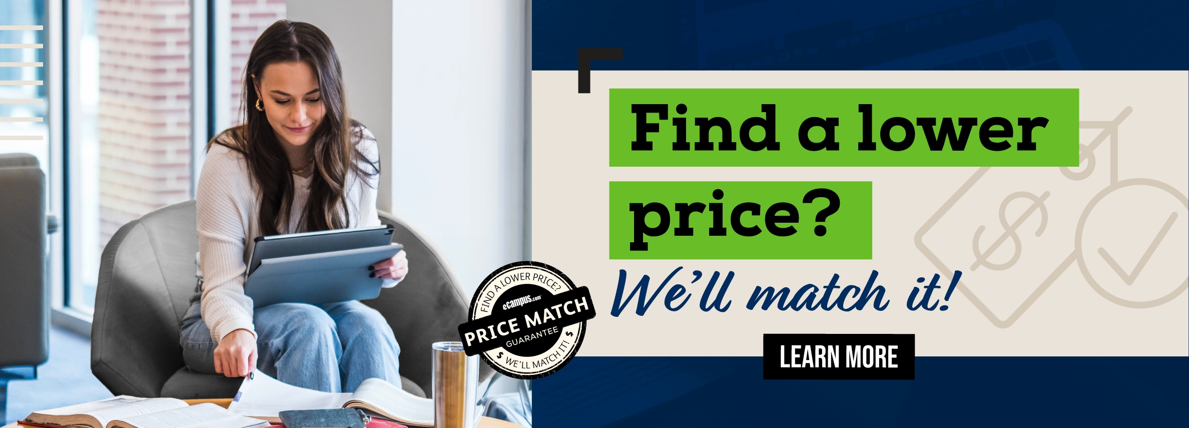 Find a lower price? Weâ€™ll match it! Learn more.	