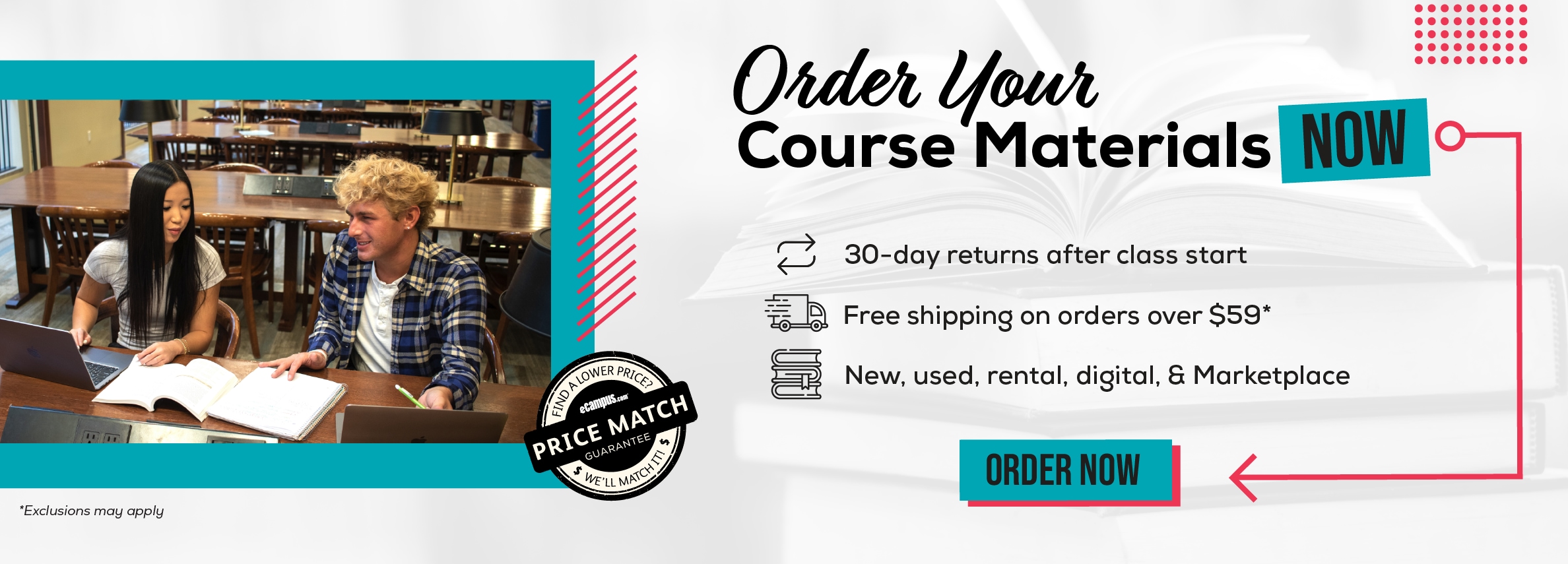 Order Your Course Materials Now. 30-day returns after class start. Free shipping on orders over $59*. New, used, rental, digital, & Marketplace. Order now. *Exclusions may apply.