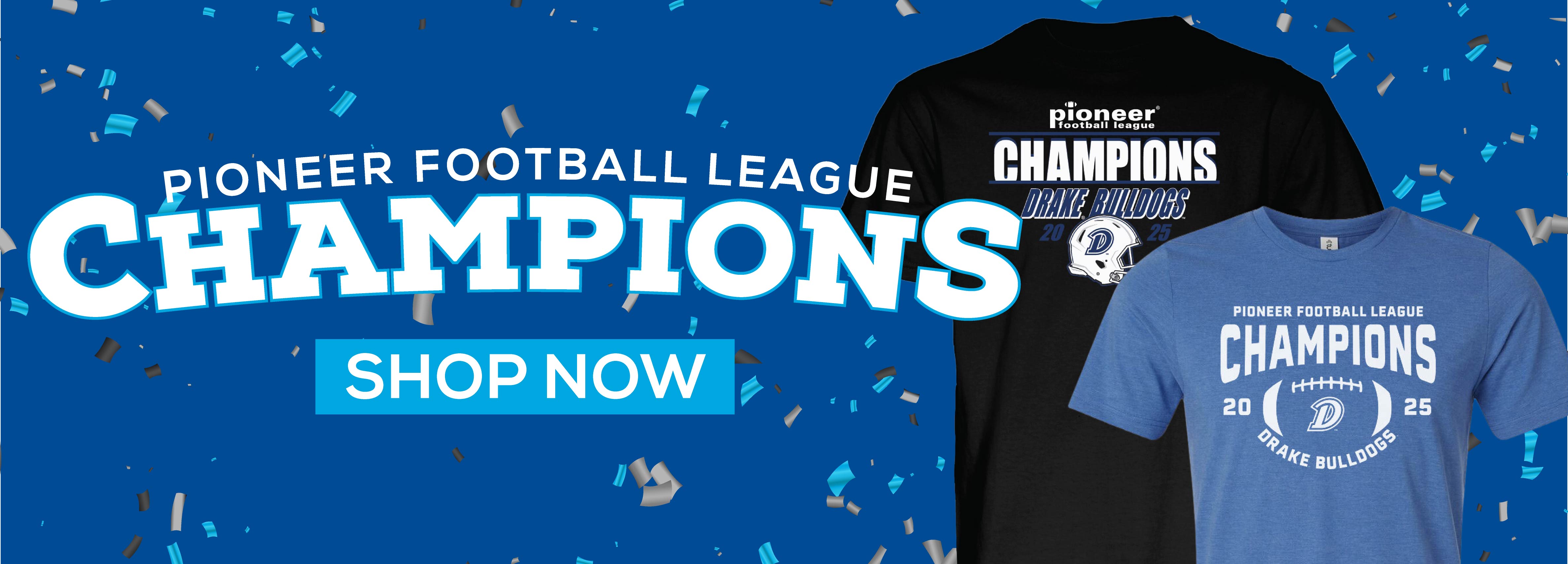 Pioneer Football League Champions Shop Now
