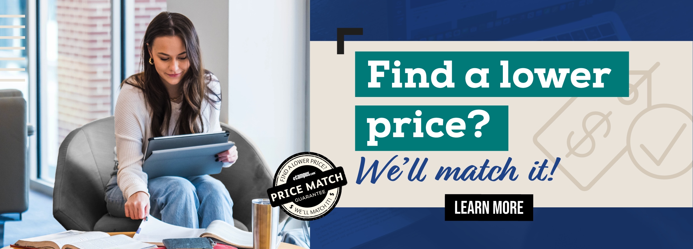 Find a lower price? Weâ€™ll match it! Learn more.	