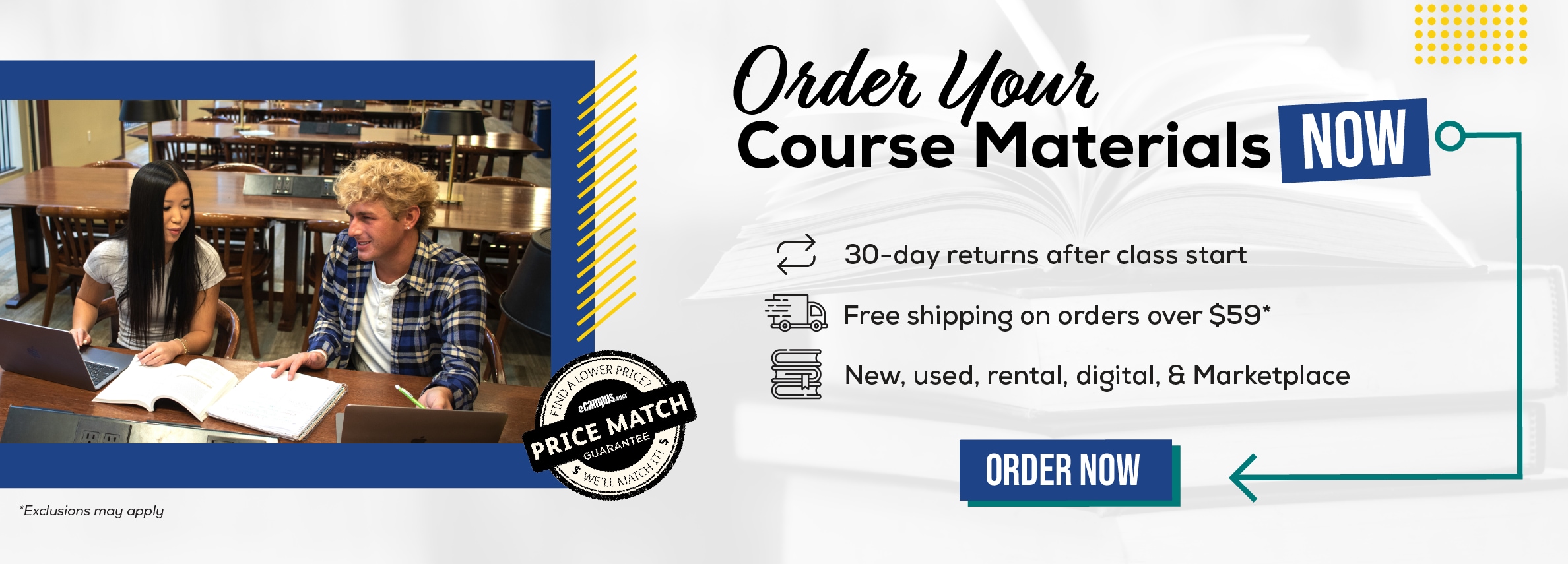 Order Your Course Materials Now. 30-day returns after class start. Free shipping on orders over $59* New, used, rental, digital, & Marketplace. Order now. *Exclusions may apply.