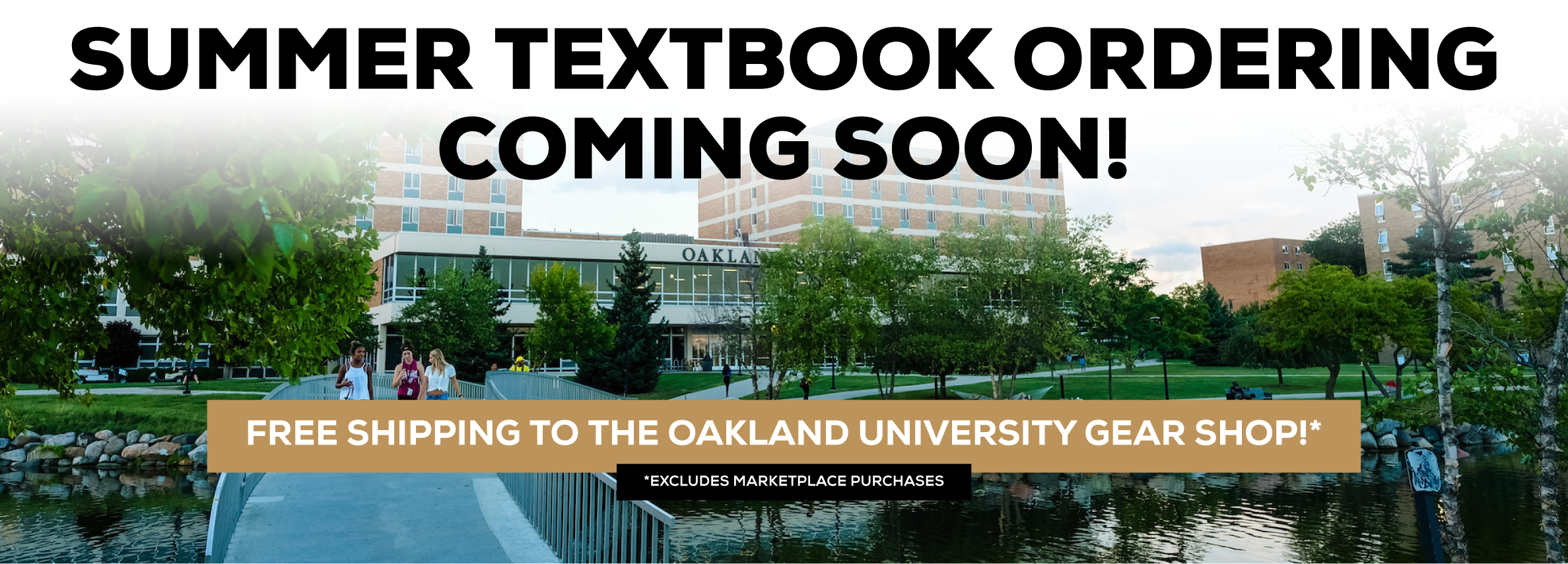 Coming Soon! Your New Official Online Bookstore. Free Shipping to the Oakland University Gear Shop!* Excludes Marketplace Purchases