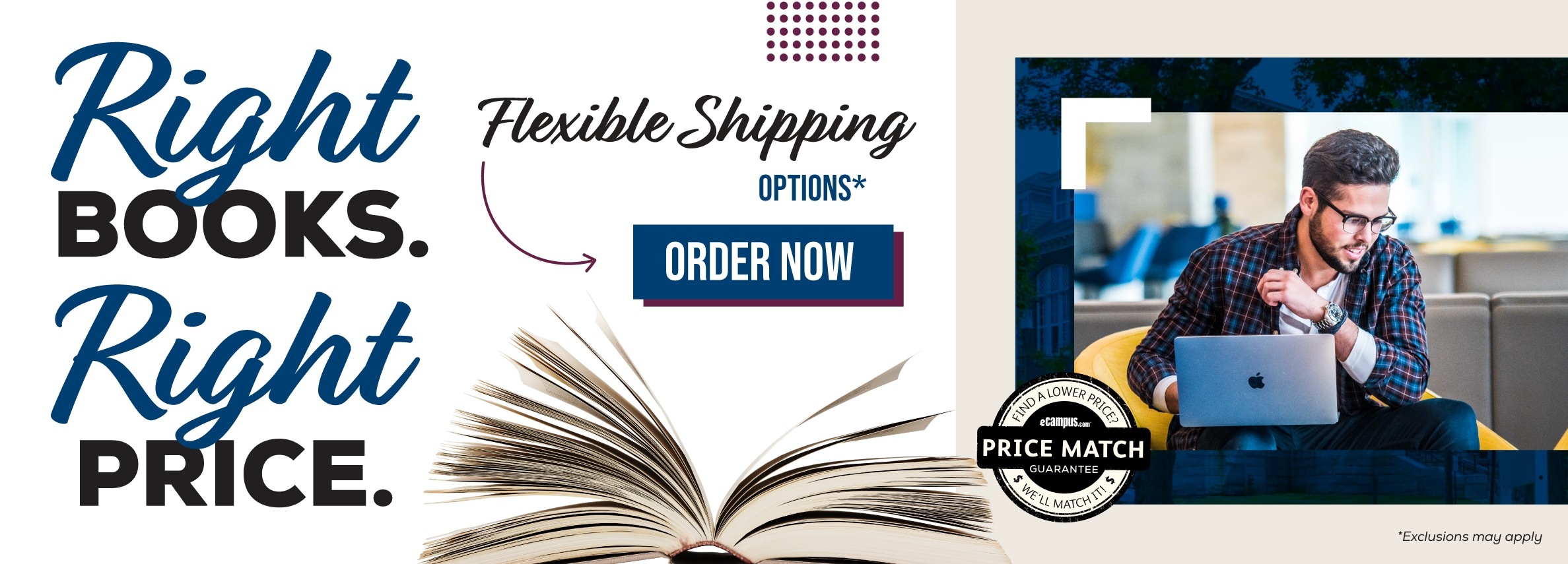 Right books. Right price. Flexible shipping options.*  Order now. Price Match Guarantee. *Exclusions may apply.
