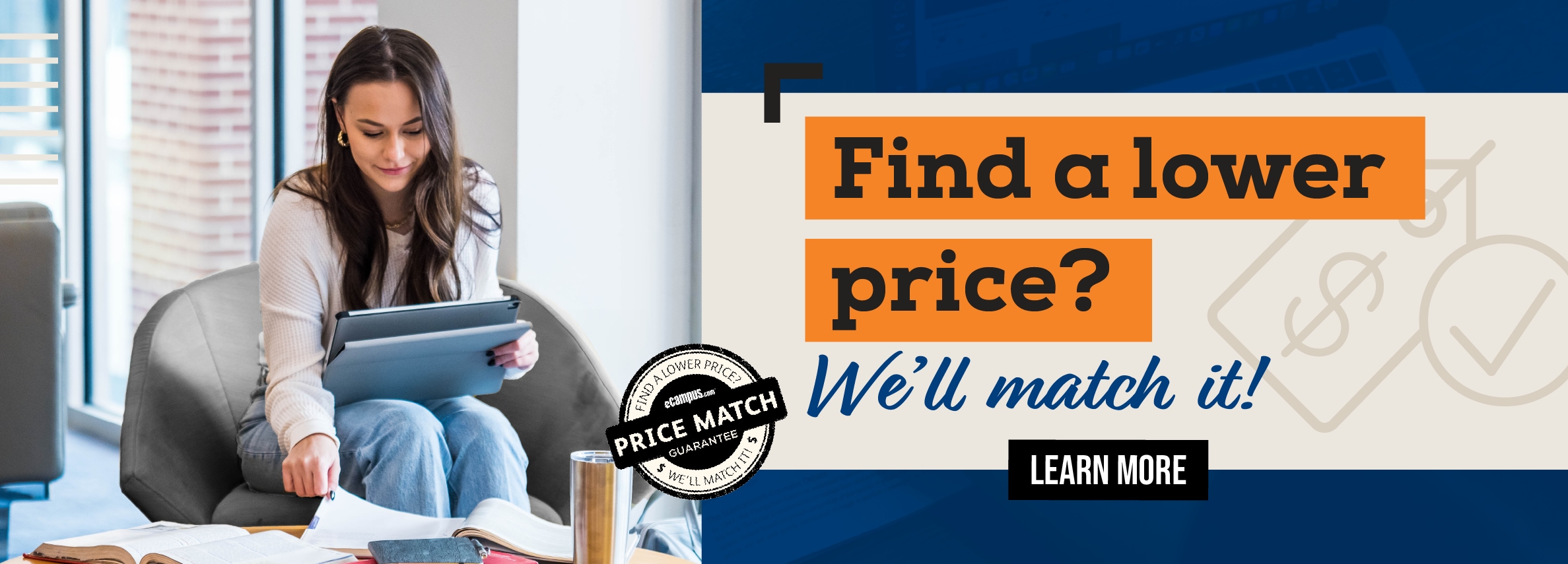 Find a lower price? Weâ€™ll match it! Learn more.