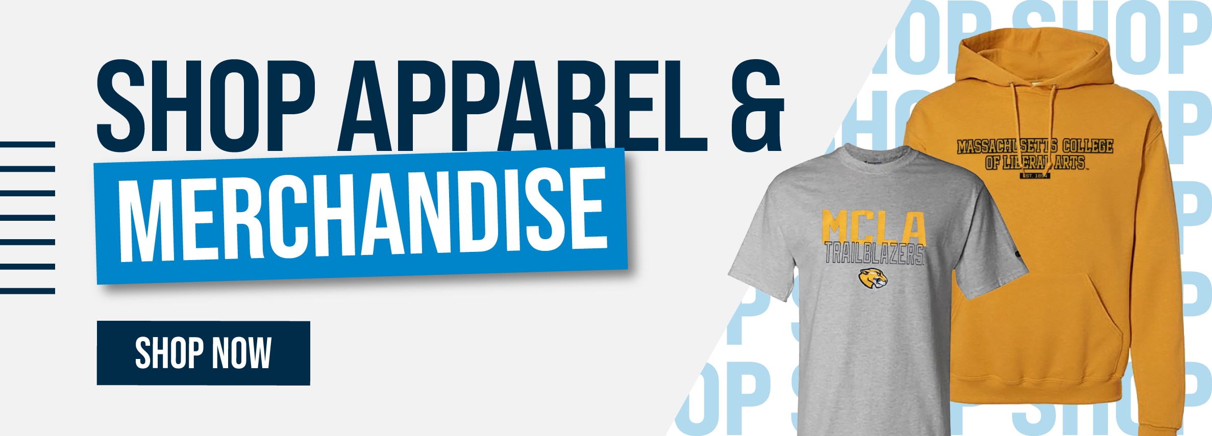 Shop apparel & merchandise. Shop now. (new tab)