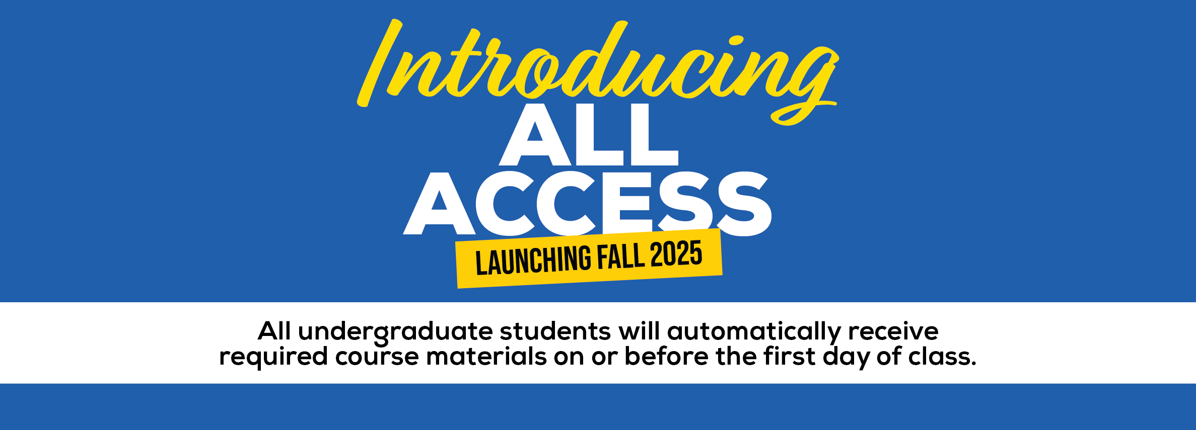 Welcome to your All-Access Bookstore!