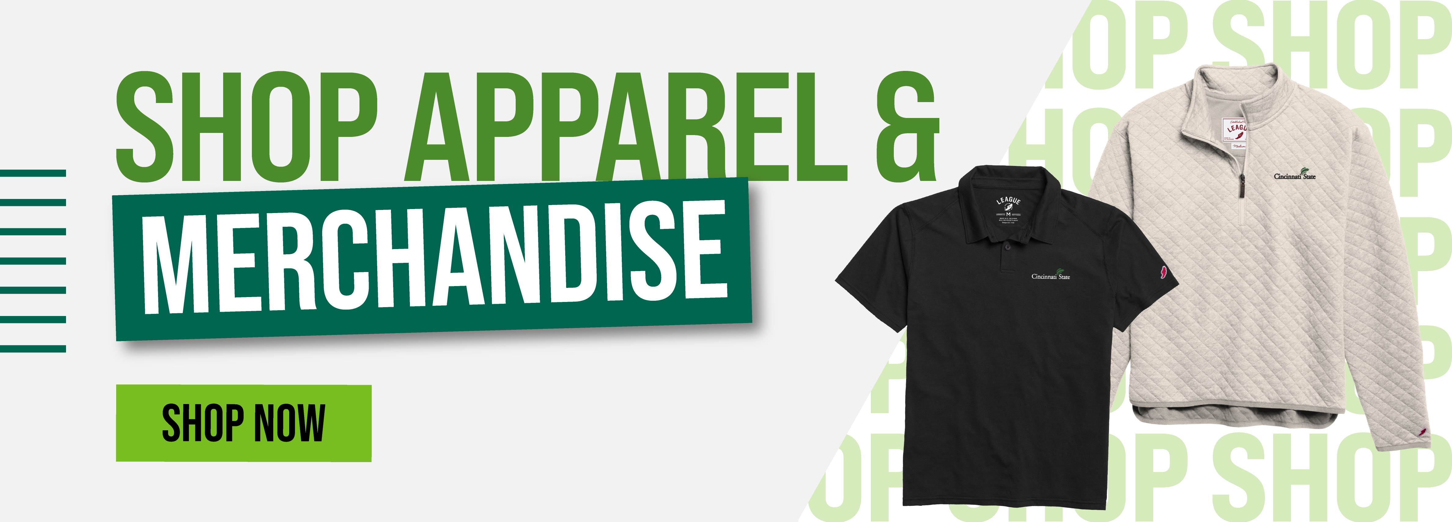 Shop Apparel & Merchandise Shop Now